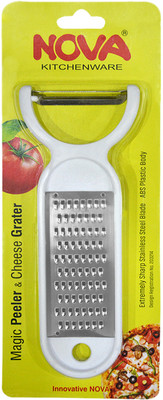 QandC NOVA Kitchenware Magic Peeler and Vegetable Grater(1 Grater & Peeler)