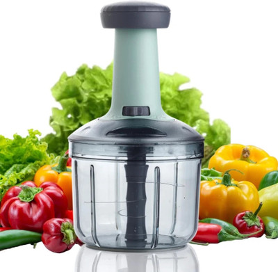 NEXIS New Big size Hand Push 1100 ML with 5 Stainless Steel Blades Vegetable & Fruit Vegetable & Fruit Chopper(1 chopper)