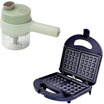 TechKing C1017.Zero142A.Chopper+2817.Waffle.Maker Waffle Maker