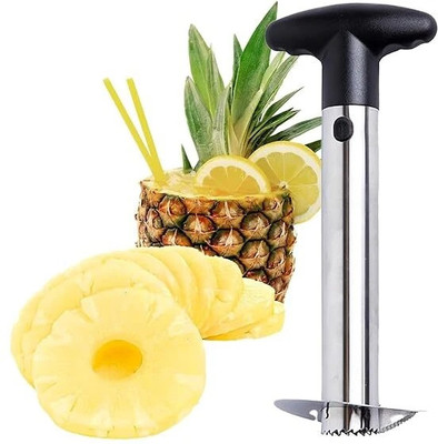 ShopVee by Slicer Pineapple Cutter | Easy & Efficient Fruit Slicer for Perfect Pineapple Rings Pineapple Slicer(1 Pineapple cutter)