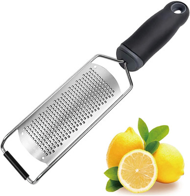 Baskety by Baskety stainless-steel kitchen zester Vegetable & Fruit chopper Black Vegetable & Fruit Grater(1 Zester)