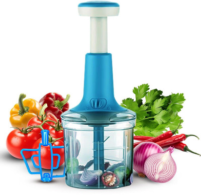 apsara kitchenware Manual Vegetable Chopper with Push Button, egg and curd blender Vegetable & Fruit Chopper(1 Hand Made choper)