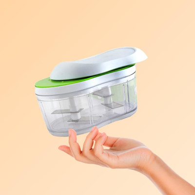 KRISHNIX by KRISHNIX ENTERPRISE Double Blade Vegetable Chopper for Kitchen with Stainless Steel Blades Vegetable & Fruit Chopper(1 Chopper)