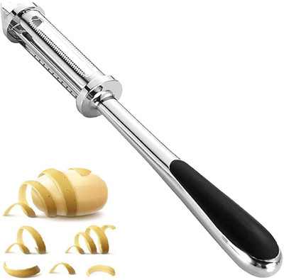 SONANI Stainless Steel Peeler for Vegetables and Fruits, 3 in 1 Peeler for Kitchen Vegetable & Fruit Slicer(1 x 3 IN 1 SLICER PEELER)