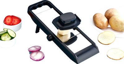 SPACE Kitchen Adjustable Potato Vegetable Fruit Slicer Vegetable & Fruit Cutter Slicer Potato Slicer(1 - slicer)