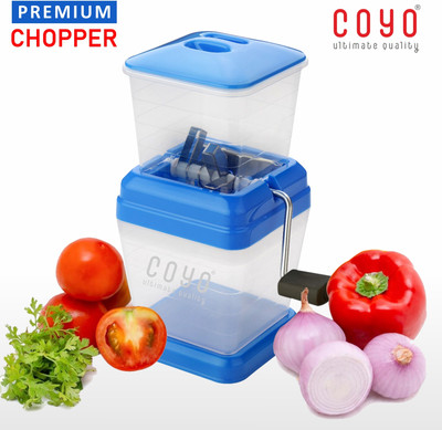 COYO ULTIMATE QUALITY Onion Chilly Cutter Sharp Blade, Easy and Quick Cutting Vegetable Chopper(1 Chopper)