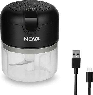 NOVA by Nova Quicko Rechargeable Mini Electric Vegetable & Fruit Chopper(1 Chopper, 1 Usb cable)
