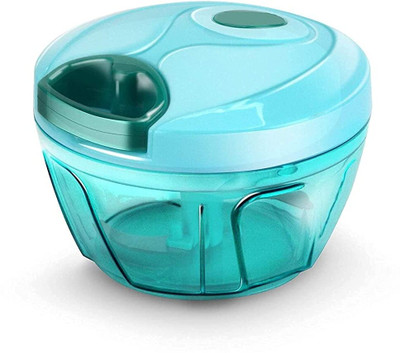 ADMONITION 450ml Plastic Handy Dori Chopper with 3 Blades Vegetable & Fruit Chopper(1 pcs vegetable chopper)