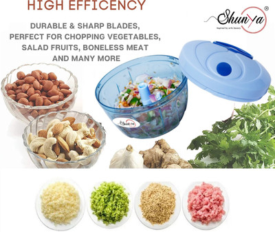 Shunya 01 Vegetable & Fruit Chopper(1 chopper)