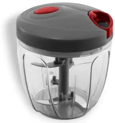 LAMAX Heavy Duty 1000ml Vegetable & Fruit Chopper | Unbreakable Plastic Manual Cutter Vegetable & Fruit Chopper(1 chopper)