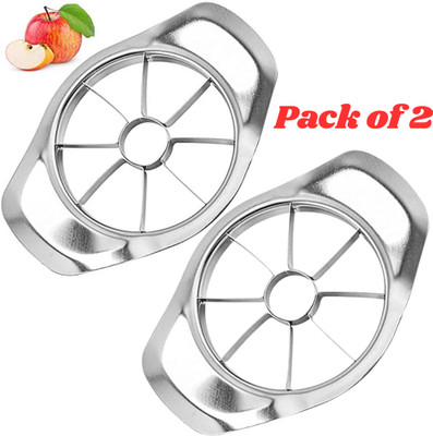 Homzview 2 Pcs 8 blade stainless steel apple and pear cutter Apple Slicer(2 apple cutters)