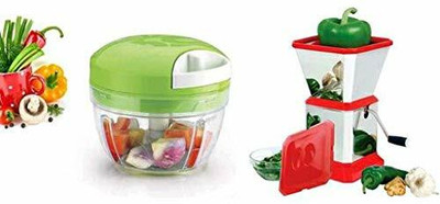 AK ULTIMATE by ak ultimate combo of 2_cutter and chopper Vegetable & Fruit Grater & Slicer(2 Chopper)