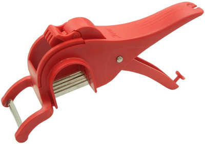 BLLUEX 2 in 1 Multi Cutter With Peeler Red Color Vegetable & Fruit Slicer(Pack Of 1)