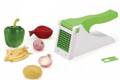 FIVANIO by FIVANIO French Fries Plastic Machine Steel Blades for Potato & Vegetables Finger Chips Vegetable & Fruit Grater & Slicer(1 nos Chipser)