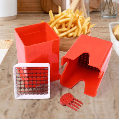 Oblivion French Fries Potato Chips Strip Cutting Cutter Machine (1 Pc) Potato Chopper(1 pc potato chopper)