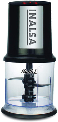 Inalsa Bullet 400 Watts Motor Electric Vegetable & Fruit Chopper(Main Unit, Blade, Instruction cum Warranty Card)