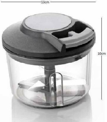 CRAFT SALES 650ml Handy Plastic Chopper with Pull Cord Technology and 3 Stainless Steel Blades Eco Friendly Design Vegetable & Fruit Chopper Vegetable & Fruit Chopper Vegetable Chopper(1)