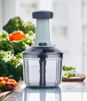 Vrinda radha 650 ml Manual Vegetable & Fruit Chopper with Sharp Blades & Container Vegetable & Fruit Chopper(1 chopper)