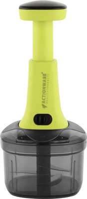 ACTIONWARE Push Chopper Vegetable and Fruit Slicer - 500ml Capacity Vegetable & Fruit Chopper(1)