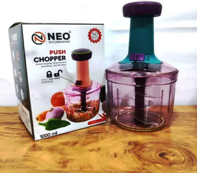 Shiv creations by No Push chopper pack 0f 1 Vegetable & Fruit Chopper(1 Chopper)
