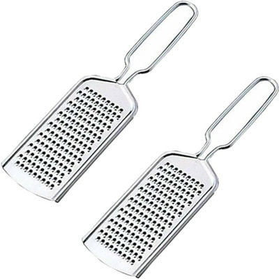 JISUN (Pack of 2) Stainless Steel Multipurpose Cheese Grater Vegetable & Fruit Grater(2)