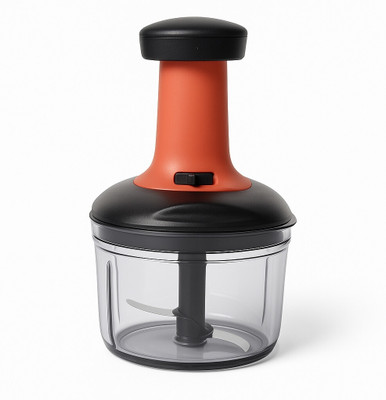 ChopNFlame Hand Push 700ml with 3 Stainless Steel Blade For Vegetables & Fruits Vegetable & Fruit Chopper(1 chopper)