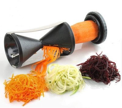 FIVANIO by FIVANIO Spiral Vegetable Slicer, Salad Decorator, Noodles Maker for Kitchen Vegetable & Fruit Chopper(1 SPIRAL VEGETABLE SLICER CUTTER)