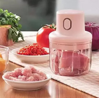 Dealdona Electric Vegetable & Fruit Chopper(Electric Garlic Chopper/ Mini Garlic Cutter/ Fruits/ Vegetables/Ginger Crusher)