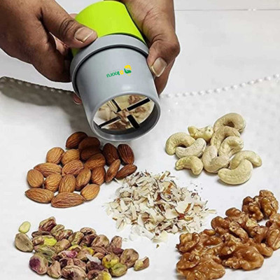 D Inoru ™Dry Fruit Cutter Slicer Grinder, Grater for Cashew Nut Hazelnut Almond Fruit, Slicer(1)