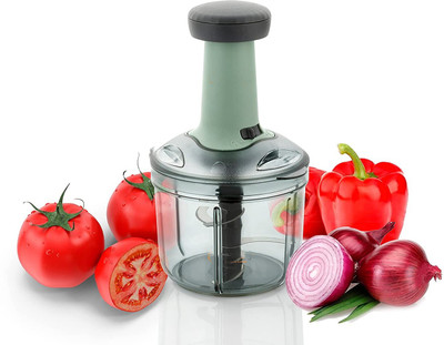Nestwell by NESTWELL Food Chopper, Steel Large Manual Hand - Press Chop Fruit, Vegetable Chopper Vegetable & Fruit Chopper(1 Hand Press Chopper)