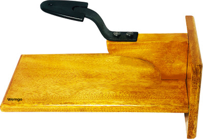 Wemgo Table Top Polishe Wooden Coconut Scraper Grater Movable Chirava Coconut Scraper(Thengai Thuruvi Movable Chirava)