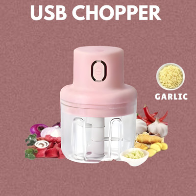 SACRO Electric Chopper, Rechargeable Chopper for Kitchen Vegetable & Onion Garlic F166 Electric Vegetable & Fruit Chopper(1 chopper)