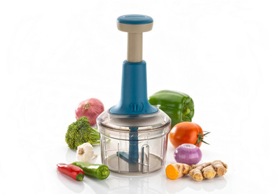 Vallaree STAR PUSH CHOPPER 800ML Vegetable & Fruit Chopper(1 Piece Hand Push Chopper)