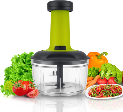 Regalschoice Push Chopper Manual Food Chopper Vegetable & Fruit Chopper(1xChopper Set)