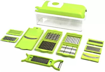 HomeSign 12IN1 Multipurpose Vegetable And Fruit Chopper Cutter Grater Slicer Vegetable & Fruit Grater & Slicer(1*(13IN1 Nicer Dicer))