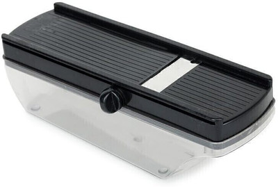 Vassel by NA Adjustable Plastic Slicer, 1-Piece, Black Potato Slicer(1 Slicer)