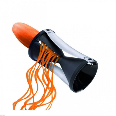 Qexle Plastic Vegetable Spiral Cutter Vegetable & Fruit Slicer(01 Unit Of SLICER CUTTER)