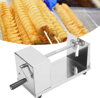 JISHAENTERPRISE by NA Twister Curly Spiral French Fry Tornado /cutter Machine Potato Slicer(1 x Potato spiral twister)
