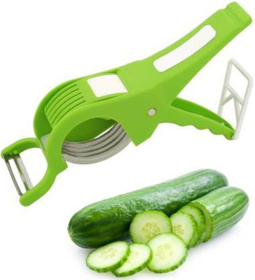 KRESTA 2in1 Multi Cutter &Peeler for Vegetables & Fruits, Sharp Stainless Steel 5-Blade Vegetable & Fruit Slicer(Pack Of 1)