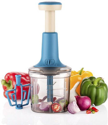 Vallaree by J K CLUB PUSH_1000ML_2IN1_SUPER Vegetable & Fruit Chopper(1 Piece Hand Push Chopper)