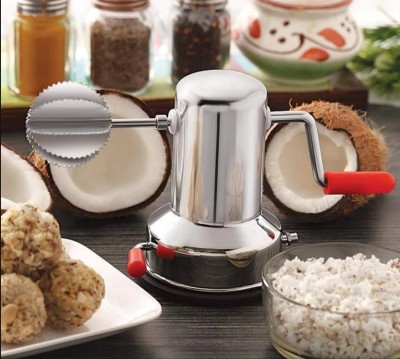 ROHAJ Stainless Steel Vacuum Base Coconut Scraper Shredder Grater for Kitchen Coconut Scraper(Coconut Scraper machine)