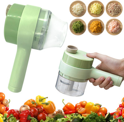 SWISS WONDER Electric Vegetable & Fruit Slicer(1 x 4in1 Electric Chopper)