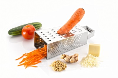 OFFYX 5 IN 1 Grater And Slicer With 4 Sides For Cheese, Vegetables, Garlic & Coconut Vegetable & Fruit Grater & Slicer(1 - 5 in 1 Grater)