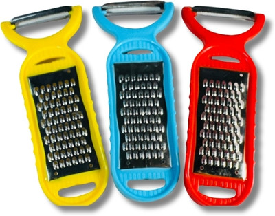 nm hub 3 in 1 Peeler and Grater Slicer Multipurpose (16 cm X 6 cm) Vegetable & Fruit Grater & Slicer(3 grater)