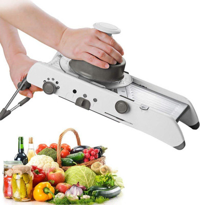 SHREVIIMPEX by NO Multi-Purpose Mandoline Slicer Stainless Steel Vegetable & Fruit Grater & Slicer(1)