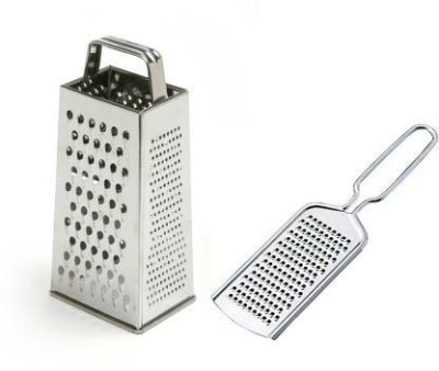 chapo Stainless Steel Cheese/Ginger/Garlic and Stainless Steel 5 in 1 Grater and Slicer (pack of-2) Vegetable & Fruit Grater(2)