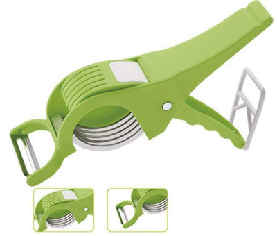 Blissful24 2 in 1 Vegetable Cutter/Vegetable Chopper/Bhindi Cutter Slicer/Veg Cutter Vegetable & Fruit Slicer(1 Vegetable Cutter)