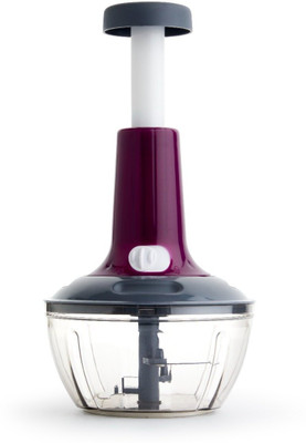 MR Wonder Hand Push Chopper by MR Wonder Hand Push Chopper MR Wonder Hand Push Chopper 650 ml Vegetable & Fruit Chopper(1 Hand Push Chopper)