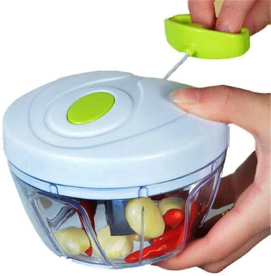 COUZARA by N/A Handy Mini Vegetable & Fruit Chopper 450ML Vegetable & Fruit Chopper(1_Pack Chopper)