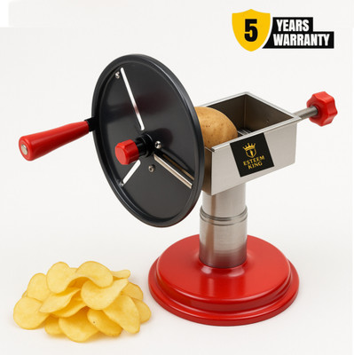 Esteem King Stainless Steel Potato Chips Maker also for Onion, Beet and Fruit Slicer Chopper Potato Slicer(1x Potato Chips Slicer)